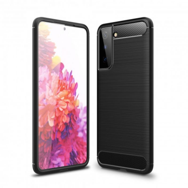 Case Samsung Galaxy S21 Plus 5G Harjattu Hiilikuitu