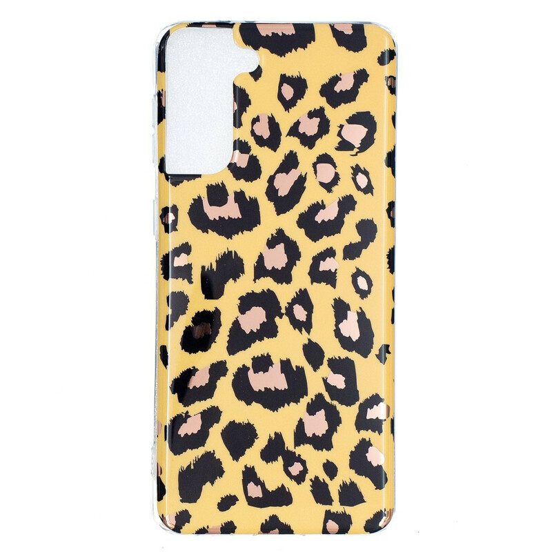 Kuori Samsung Galaxy S21 Plus 5G Leopard Style Marble