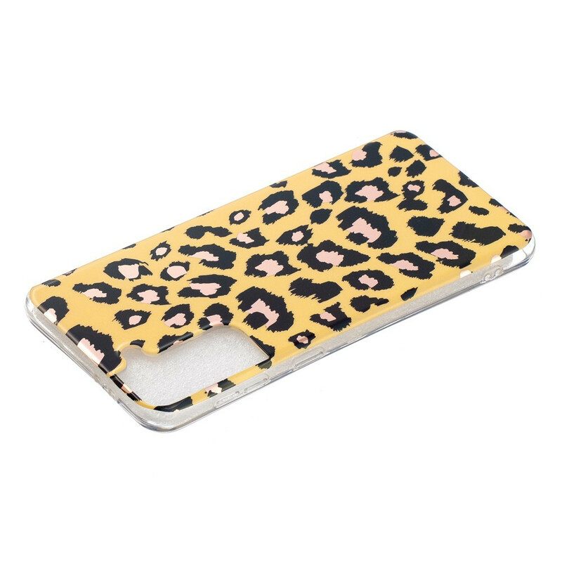 Kuori Samsung Galaxy S21 Plus 5G Leopard Style Marble