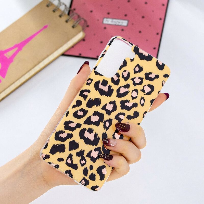 Kuori Samsung Galaxy S21 Plus 5G Leopard Style Marble