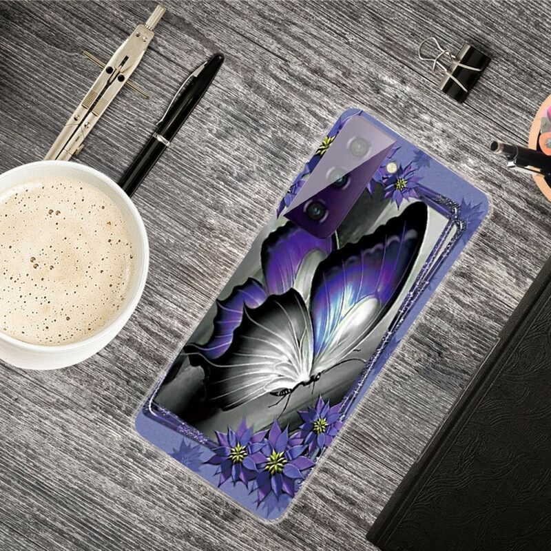 Kuori Samsung Galaxy S21 Plus 5G Royal Butterfly