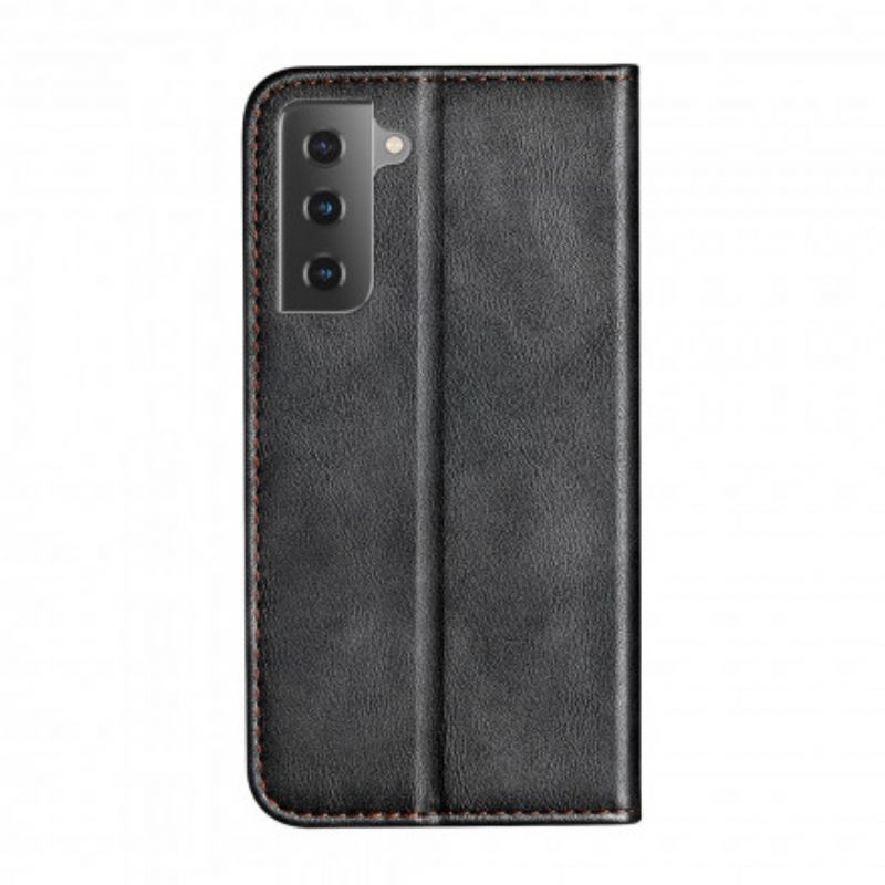 Puhelinkuoret Samsung Galaxy S21 Plus 5G Kotelot Flip Bicolor Leather Effect