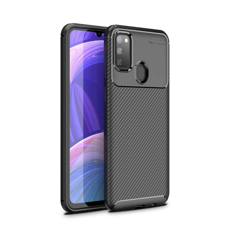 Case Samsung Galaxy M21 Joustava Hiilikuiturakenne