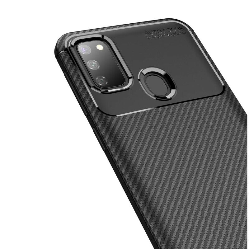 Case Samsung Galaxy M21 Joustava Hiilikuiturakenne