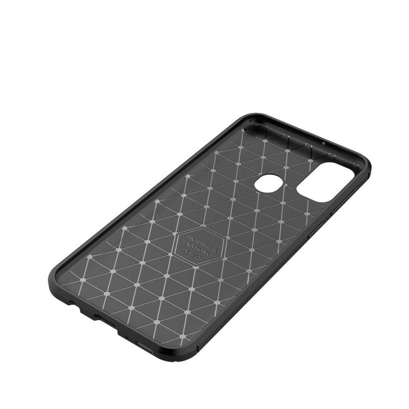 Case Samsung Galaxy M21 Joustava Hiilikuiturakenne