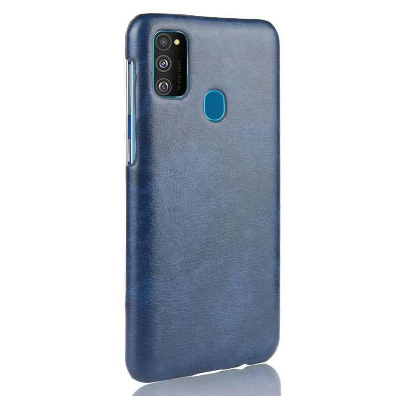 Case Samsung Galaxy M21 Litchin Nahkaefekti