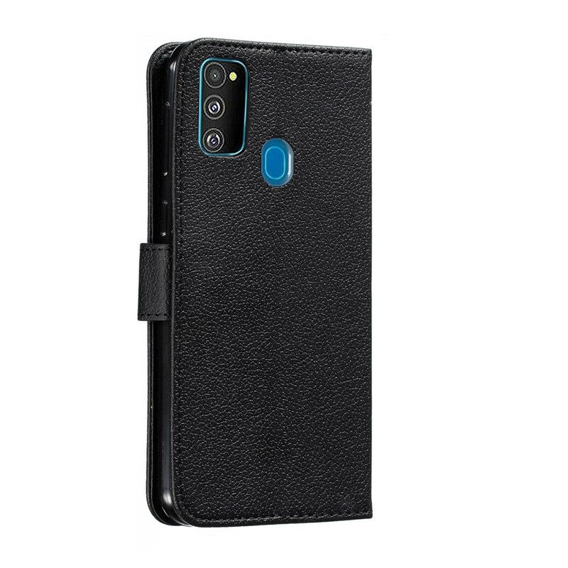 Kotelot Samsung Galaxy M21 Faux Leather Elä Unelmasi