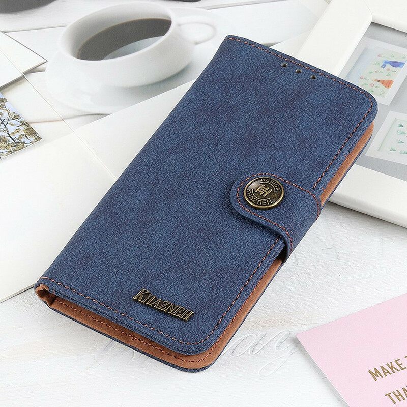 Kotelot Samsung Galaxy M21 Faux Leather Split Retro Khazneh