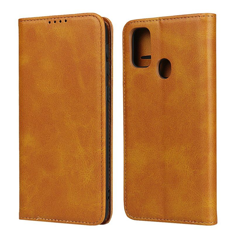 Puhelinkuoret Samsung Galaxy M21 Kotelot Flip Split Leather Elegance