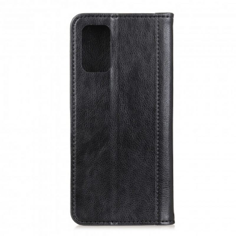 Puhelinkuoret OnePlus 9 Kotelot Flip Elegance Split Litchi Leather