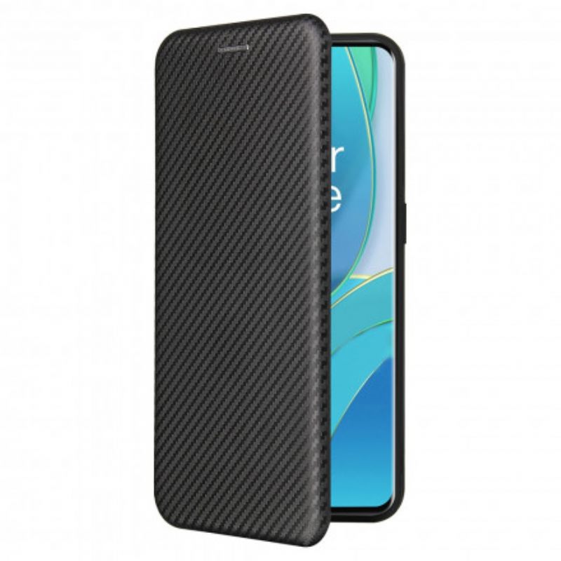 Puhelinkuoret OnePlus 9 Kotelot Flip Silicone Carbon