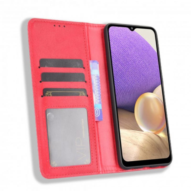 Puhelinkuoret OnePlus 9 Kotelot Flip Tyylitelty Vintage-nahkaefekti