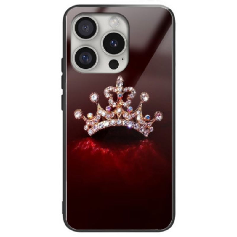 Case iPhone 16 Pro Puhelinkuoret Diamond Crown Karkaistu Lasi