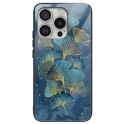 Case iPhone 16 Pro Puhelinkuoret Karkaistu Lasi Ginkgo Leaves