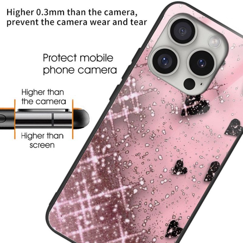 Case iPhone 16 Pro Puhelinkuoret Karkaistu Lasisydämet