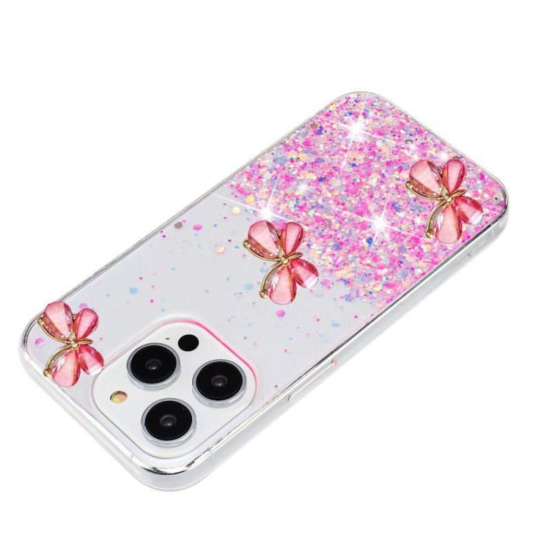 Case iPhone 16 Pro Puhelinkuoret Valoisia Perhosia