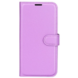 Kotelot iPhone 16 Pro Puhelinkuoret Classic Litchi Faux Leather