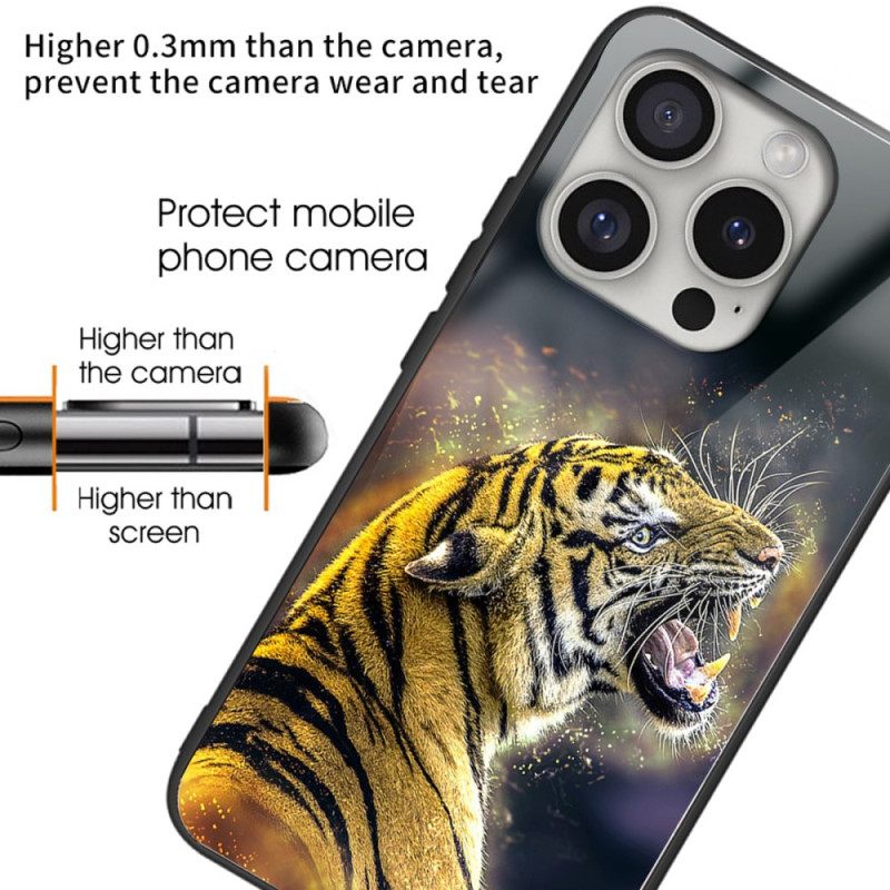 Kuori iPhone 16 Pro Roaring Tiger Tempered Glass