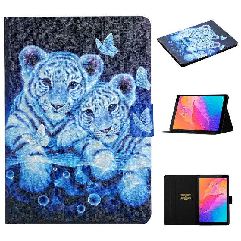 Flip Case Huawei MatePad T 8 Tigers