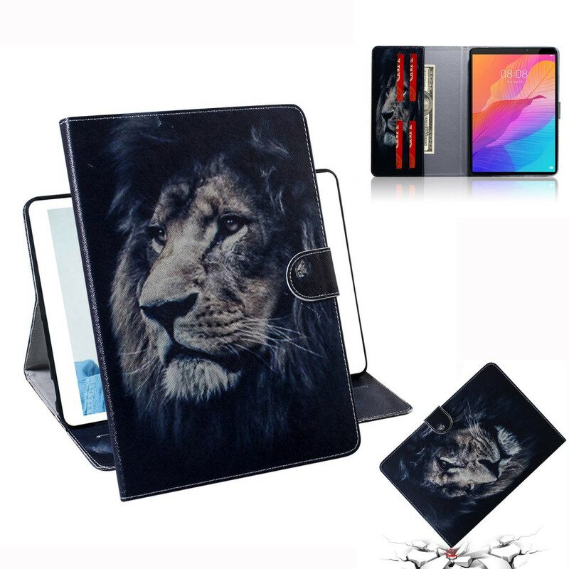 Kotelot Huawei MatePad T 8 Lion Head