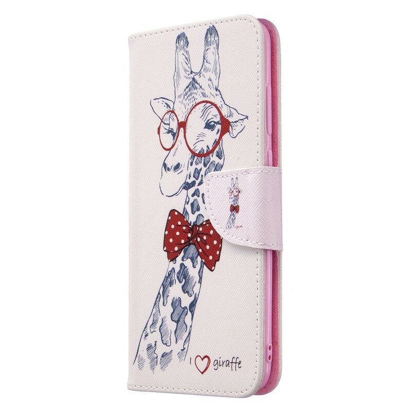 Kotelot Samsung Galaxy M11 Brainy Giraffe