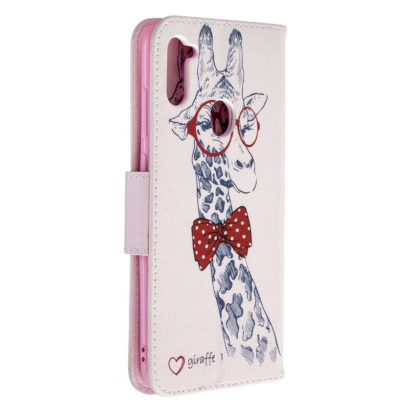 Kotelot Samsung Galaxy M11 Brainy Giraffe