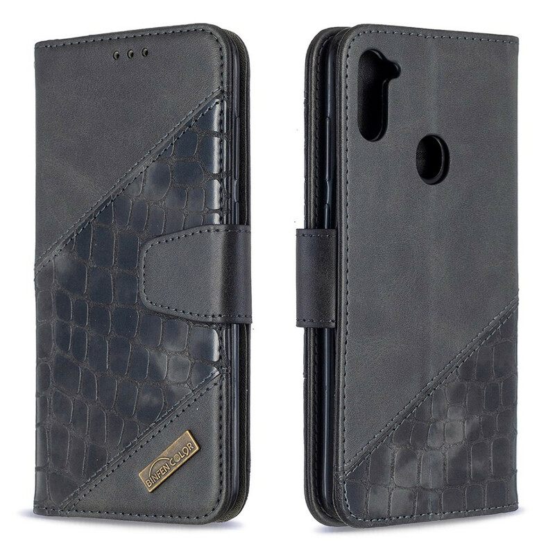 Kotelot Samsung Galaxy M11 Classic Crocodile Skin Effect