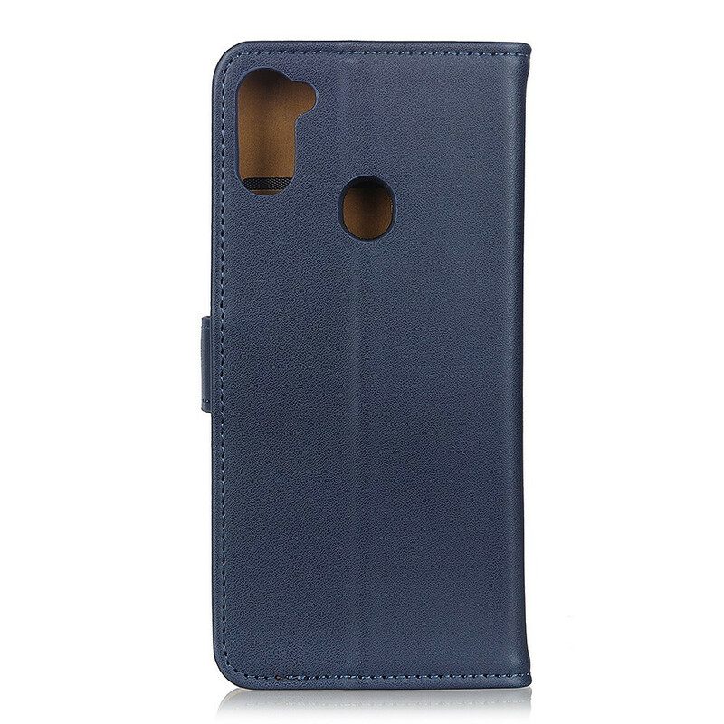 Kotelot Samsung Galaxy M11 Simple Faux Leather