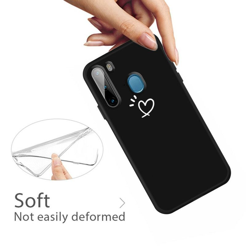 Kuori Samsung Galaxy M11 Silicone Beating Heart