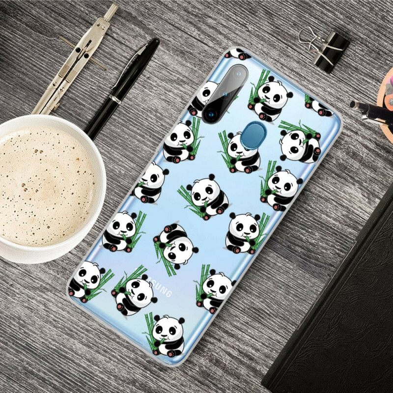 Kuori Samsung Galaxy M11 Top Panda Fun