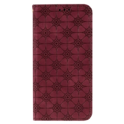 Puhelinkuoret Samsung Galaxy M11 Kotelot Flip Baroque Flowers