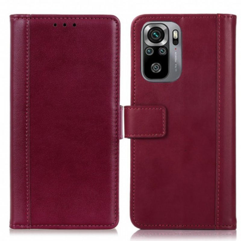 Kotelot Poco M5s Split Leather -tyyli