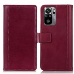 Kotelot Poco M5s Split Leather -tyyli