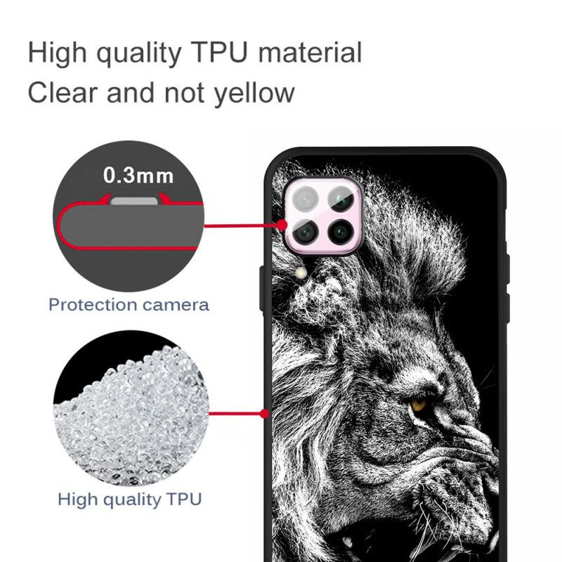 Case Huawei P40 Lite Fierce Lion