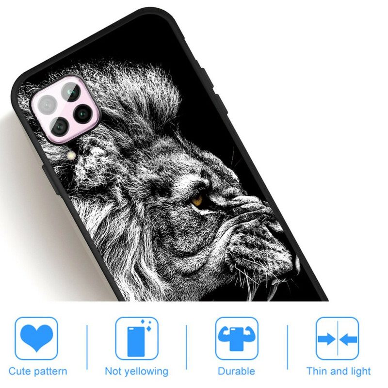 Case Huawei P40 Lite Fierce Lion