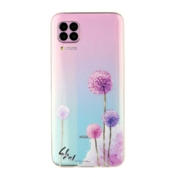 Case Huawei P40 Lite Läpinäkyvät Värikkäät Voikukat