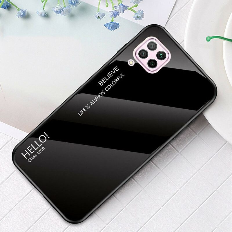 Case Huawei P40 Lite Tempered Glass Hei