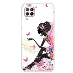 Kuori Huawei P40 Lite Butterfly Lady