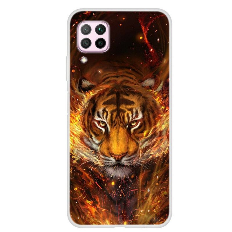 Kuori Huawei P40 Lite Fire Tiger