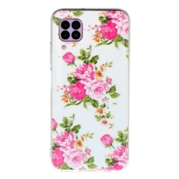 Kuori Huawei P40 Lite Fluorescent Liberty Flowers