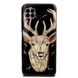 Kuori Huawei P40 Lite Fluorescent Majestic Stag