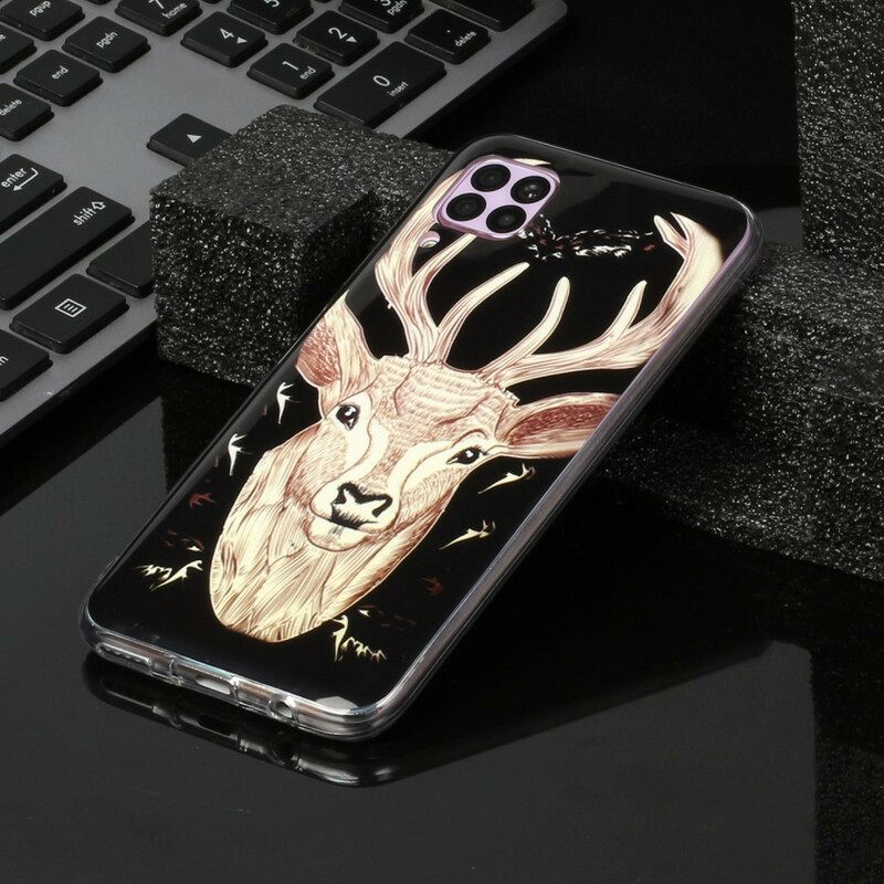 Kuori Huawei P40 Lite Fluorescent Majestic Stag