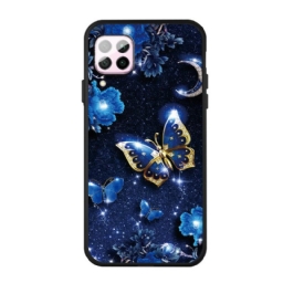 Kuori Huawei P40 Lite Golden Butterfly