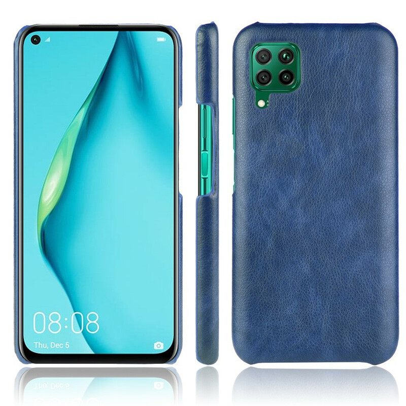 Kuori Huawei P40 Lite Litchi Performance Leather Effect