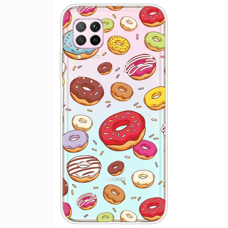 Kuori Huawei P40 Lite Love Donuts