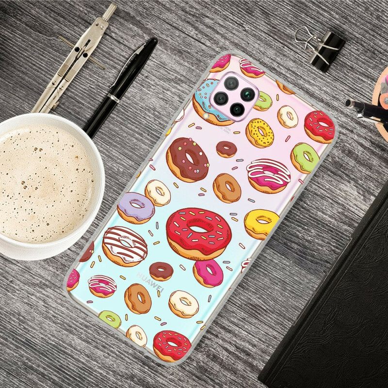 Kuori Huawei P40 Lite Love Donuts