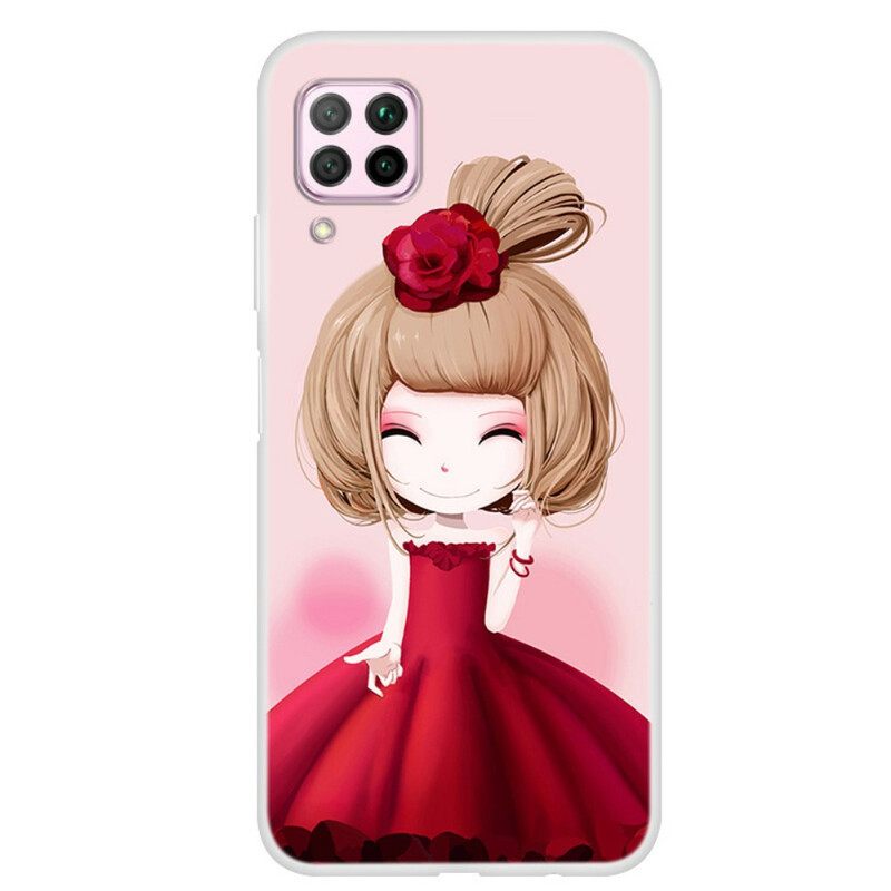 Kuori Huawei P40 Lite Manga Lady