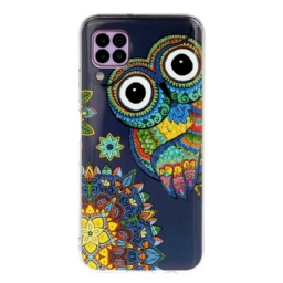 Kuori Huawei P40 Lite Owl Fluoresoiva Mandala