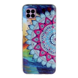 Kuori Huawei P40 Lite Owl Fluoresoiva Mandala