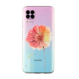 Kuori Huawei P40 Lite Saumaton Akvarellikukkakuvio